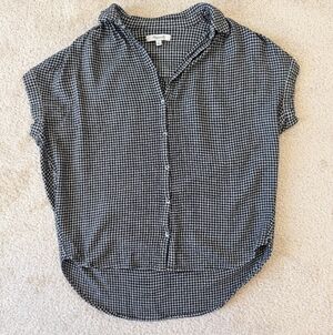 Madewell Central Blouse in Haden Plaid Size Small
